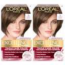 L'Oreal Paris Excellence Crème Permanent Hair Dye, Triple Care Hair Color with Hyaluronic Acid for 100% Gray Coverage, 5 Medium Brown, 1 Kit Pack of 1