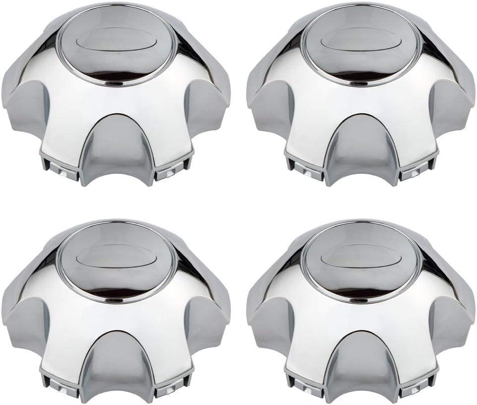 Chrome Wheel Center Cap Hubcap Cover Compatible with 2009 2010 2011 2012 2013 2014 f150 2011-2014 Expedition DL3Z-1130-C, 4PCS
