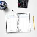Blueline 2026 Timanager DuraFlex 5-Day Weekly/Monthly Planner, 13 Months, December 2025 to December 2026, Poly Cover, 9.0625" x 5.875", Black (C5910V.81T-26)