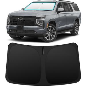INSAUTO Custom Fit Windshield Sun Shade Accessories for Chevrolet/Chevy Suburban 2021-2026, Foldable Front Window Sunshade, UV & Heat Reflector, Keeps Interior Cool, Includes Storage Bag
