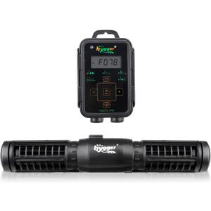 hygger Aquarium Wave Maker, Adjustable Cross Flow Pump with LED Display Controller, Magnetic DC 24V Aquarium Powerhead for Freshwater and Marine Reef Aquariums Up to 135 Gallon (18w)