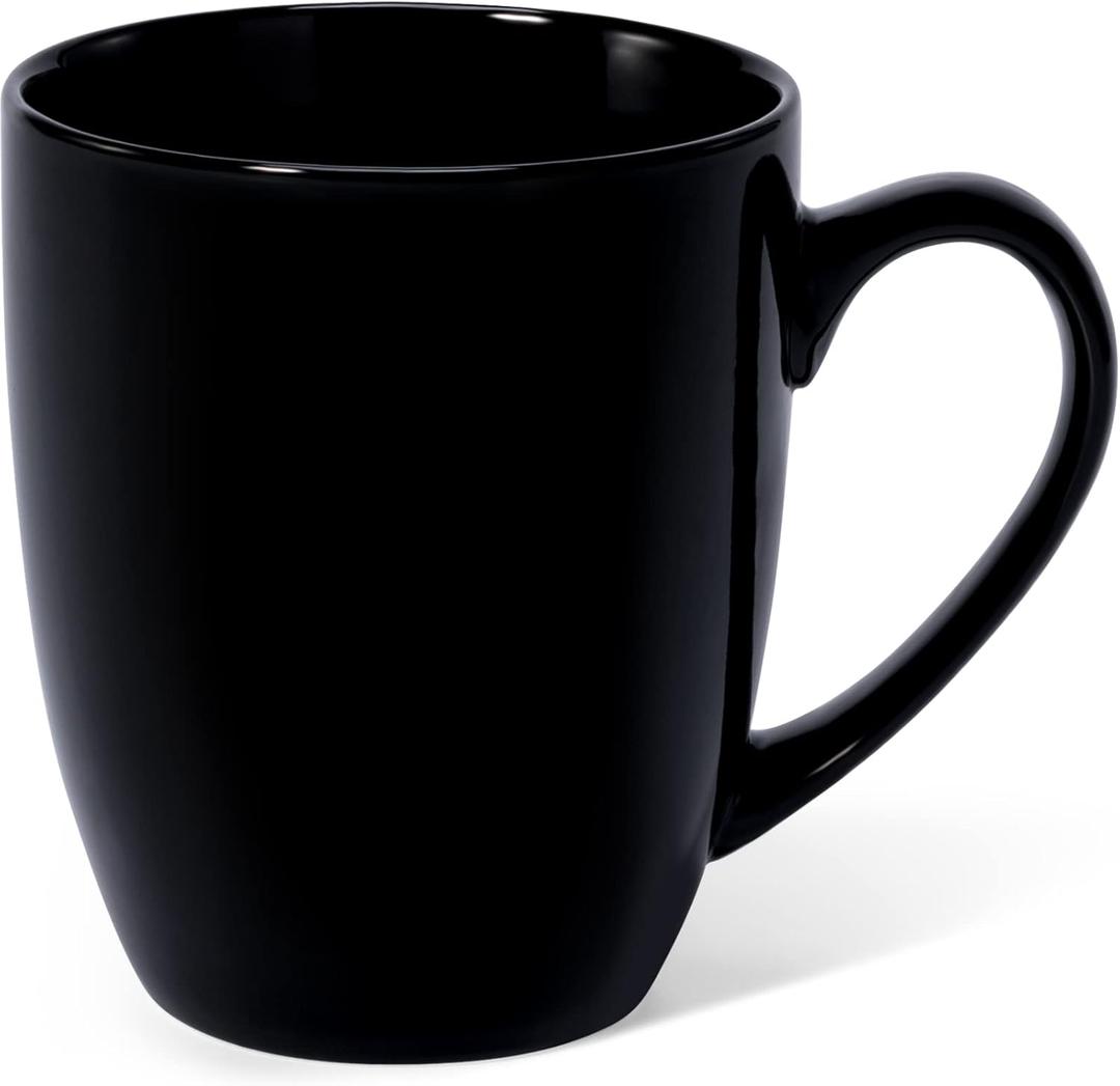 Urbanstrive 16 oz Large Coffee Mug with Handle Tea Cup Novelty Coffee Cup Idea Gift for Men Women Office Work, Black Urbanstrive 16 oz Large Coffee Mug with Handle Tea Cup Novelty Coffee Cup Idea Gift for Men Women Office Work, Black