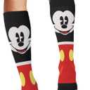 Cherokee Mens Compression Socks, 10-15 mmHg Knee High, Colorful Print, Lightweight, 1 Pair Pack, One Size - MPRINTSUPPORT