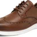 Men's Dress Sneakers Lightweight Casual Business Wingtip Oxford Shoes, Size US 8