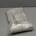 MYSKY HOME Linen Curtains for Sliding Door, Farmhouse Semi Sheer Ceiling Curtains Living Room Light Filtering Back Tab Elegant Style Soft Fabric, 50" x 95", Linen, 2 Panels