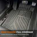 KUST Floor Mats for 2013-2017 Honda Accord Accessories (Sedan Only)