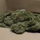 YUSOKI Faux Fur King Blanket(Olive Green,90" x 104"), Without Pillows,Winter Lightweight Plush Fuzzy Soft Cozy Microfiber Comfy Bed Blanket for Women Kids Girls Couch Sofa Washable