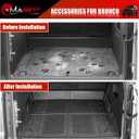 Mabett Cargo Liner Non-Slip Mat for Ford Bronco Accessories, All-Weather Protection Trunk Mat Fit Bronco 2026,2021-2025 4-Door Black