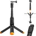 TELESIN Bluetooth Floating Selfie Stick Tripod for GoPro Hero 13/12/11/10/9, Waterproof Extendable Pole 3-in-1 Hand Grip Tripod with Signal Booster, 15M Diving Stick for Surfing, Snorkeling, Vlogging