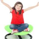 Autism Kids Swivel Chair,Spinning Chair for Autistic Kids & ADHD Children,Children Training Body Coordination Autism Sensory Products for Ages 3 Years and UP((Green)