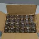 Jarsoph Mini Glass Bottles 24pc - 50ml Small Glass Jars with Cork Stoppers - Decorative Bottles for Spell Jars, Potion Bottles, Message in a Bottle, DIY Crafts, Party Favors, Weddings