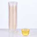 Middle Eastern Style Disposable Heavy Duty Hard Plastic Cups, 1.5oz, 25 Pcs, For Wine, Black Tea. (Clear)