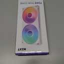 NZXT F240 RGB Core - 240mm Single-Frame Fan Unit with 2 x 120mm RGB Fans - Speed & Lighting Control - High Static Pressure & Airflow - Fluid Dynamic Bearings - 8 aRGB LEDs Per Fan - White