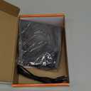 Cordless Neck Heating Pad with Massage, Neck Massager with Heat, Neck Heating Pad for Pain Electric, Heated Neck Brace Wrap with 660nm 850nm Red Light Therapy for Soreness Stiffness Pain Relief (Gray)