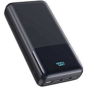 Portable Charger Power Bank 50000mAh, USB-C PD 30W and QC 4.0 Fast Charging External Battery Pack with 4 Outputs & 2 Inputs, Digital Display Phone Charger for iPhone 15/14/13/12/11, Samsung, Android