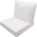 Small Deep Seat Cushion Insert Foam Back Polyester Fill Fiber 23x24x6