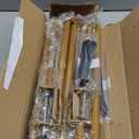 Over The Table Rod Stand with Clamps Adjustable 31-110 in Length 31-64 in Height Gold Table Balloon Arch Hanging Stand with Storage Bag for Valentines Day Wedding Birthday Party Decoration