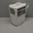 60 OZ Dehumidifiers for Home, Dual-Semiconductor Quiet Dehumidifier with Timer Sleep Mode Auto-Off 7 Colors Light Portable Small Dehumidifiers for Bathroom, Cloakroom, RV (White)