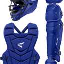 Easton | Black Magic 3.0 Youth Baseball Catcher Gear Set | Helmet, Chest Protector & Leg Guards | Multiple Sizes/Colors (Medium | Ages 6 - 9, Royal)