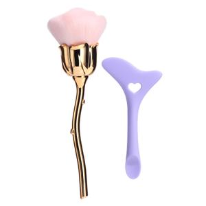 BS-MALL Powder Brush Foundation Brush Rose Flower Shape with Eye Makeup Tools