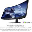 Dell S3422DWG 34 inch WQHD (3440x1440) 21:9 1800R Curved Gaming Monitor, 144Hz, VA, 1ms MPRT, AMD FreeSync Premium Pro, HDR 400, DisplayPort, 2X HDMI, 5X USB