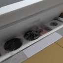 72 Inch Ceiling Fan with Light and Remote, Outdoor Ceiling Fans for Patios Damp Rated, 6 High End Wood Blades, Modern Large Airflow DC Motor, Quiet Energy Efficient for Indoor Living Room Bedroom