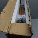 Solid Wood Side Table, End Table,Coffee Table with Wheels, Bedroom Mid Century Modern Nightstands,Easy Assembly(Walnut)