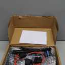 in Cab Dual Air Gauge Control Kit with Digital Paddle Switch for Air Pressure Sensor Control of Air Suspension Kit (Blue)