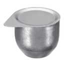 PATIKIL 30ml Nickel Crucible with Lid, Evaporation Metal Bowl Cup Pot for Melting Casting Refining