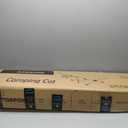 ATORPOK Camping Cot for Adults with Cushion Comfortable, Tent Folding Cot for Sleeping, Lightweight Folding Bed with Carry Bag Supports 450 lbs (Large Size)