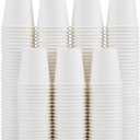 Clawsoff 300 Count 5 oz Bathroom Cups, 5 oz Disposable Paper Cups, Small Mouthwash Cup, 5 Ounce Mini White Espresso Cups for Party, Travel, Picnic