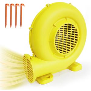 Bounce House Blower, 750W 1.0HP Powerful Inflatable Blower Portable Air Pump for Inflatables, Bubble House, Jump Slides, Water Slide, Inflatable Castle