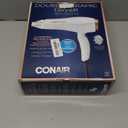 Conair Double Ceramic Hair Dryer with Diffuser | Blow Dryer with Ionic Conditioning | Includes Diffuser and Concentrator | White
