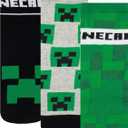 Minecraft Boys Socks Pack of 3 (7-9, Multicolor)