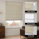 LazBlinds No Drill Cordless Roman Shades for Windows, 20" W x 60" H, Beige
Tool-Free Blackout Thermal Insulated UV Blocking Window Blinds, Lightweight Fabric Blinds for Indoor Windows