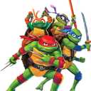 RoomMates RMK5443TBM Teenage Mutant Ninja Turtles Mutant Mayhem Group Giant Peel & Stick Wall Decals