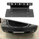 DaSen Compatible with 3” 6" 7" 12" 17" 20" LED Light Bar American Standard 6x12 In Front License Plate Mounting Bracket Compatible with Truck SUV 4X4 4WD Off-Road