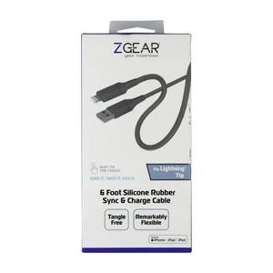ZGEAR 6 Foot Silicone Rubber Sync & Charge Cable USB-C