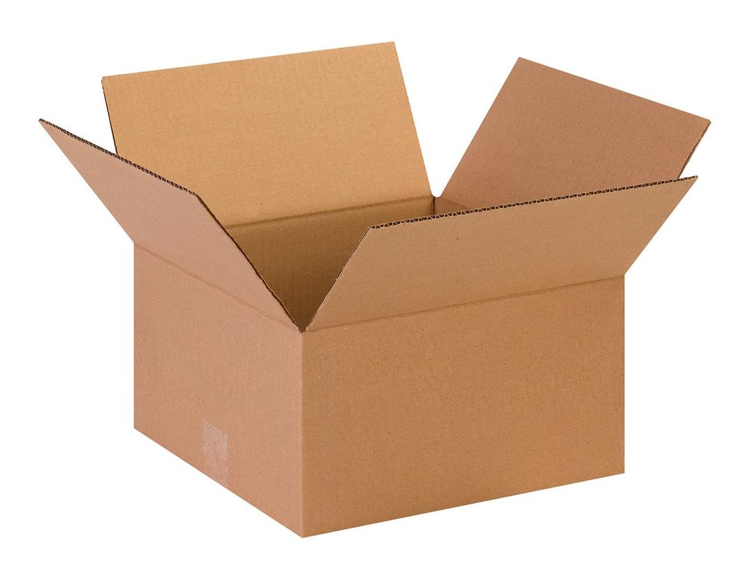 BOX USA Shipping Boxes Medium 13"L x 13"W x 7"H 25-Pack - Corrugated Cardboard Box for Moving, Mailing, Packing, Packaging and Storage