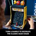 LEGO Icons PAC-Man Arcade Building Sets for Adults - Collectible Office, Shelf, or Bedroom Decor - Gifts for Men & Women - W/Moving Handle to Recreate Game - 10323, Medium