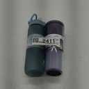 MANNA AXEL Tumbler plastic 24 oz purple 1ea. - MANNA PUSH Bottle blue-gray 39oz 1ea.(missing straw)