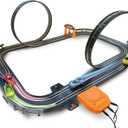 Slot Car Race Track Sets, Race Tracks for Kids Ages 4-8 | 1:64 Scale Cars, Race Car with 4 High Speed Cars, Electric Slot Car Race Track Sets, Remote Control Car