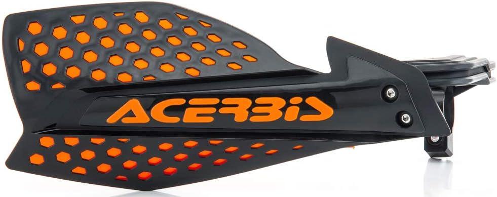 Acerbis 7/8 or 1 1/8 X-Ultimate MX Motocross ATV Handguards Black/Orange