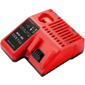 M12 M18 Battery Charger Replacement for Milwaukee 48-59-1812 48-59-1807 48-59-1806 48-59-1840 2710-20 for Milwaukee Tools