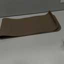 ToLanbbt Refrigerator Spill Mat - 37.5'' x 8.5'' Silicone Under Fridge Floor Protector with Raised Edge, Leak Catcher Liner Drip Tray for Refrigerator Washing Machine, Dryer, Wine Cooler, Brown