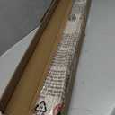 UNISHADES no Drill Cordless Roman Shades for Windows, 36" W 64" H - Light Filtering - Linen - Beige