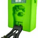 SAS Safety Corp Eyewash Station. 9.65 Gallon Capacity. Green Color. Portable Gravity Fed. Lockable Cap. Portable Unit Measures 20.15" x 16.5" x 9.5". (5134-00)