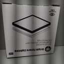 Square Led Flush Mount Ceiling Light,20 Inch 40w 4520lm led Light 3000k,4000k,6000k CCT Selectable,Flat Panel Super Slim Led Ceiling Light Fixture,for Living Dining Kitchen Bedroom Room (1Pack-Black)