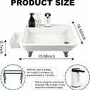 Portable Sink Hand Wash Station,Camping Sink, 19.66inch*16.52inch*6.1inch