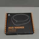 Coffee Mug Warmer, Cup Warmer for Desk with Auto Shut Off Smart Temperature Settings, Electric Beverage Tea Water Milk Heater for All Cups and Mugs, Heating Plate Candle Wax Warmer (Dark Black)